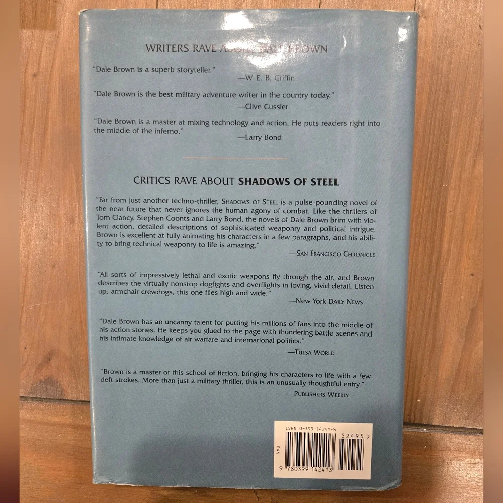 Dale Brown 'Fatal Terrain' Hardcover Book
